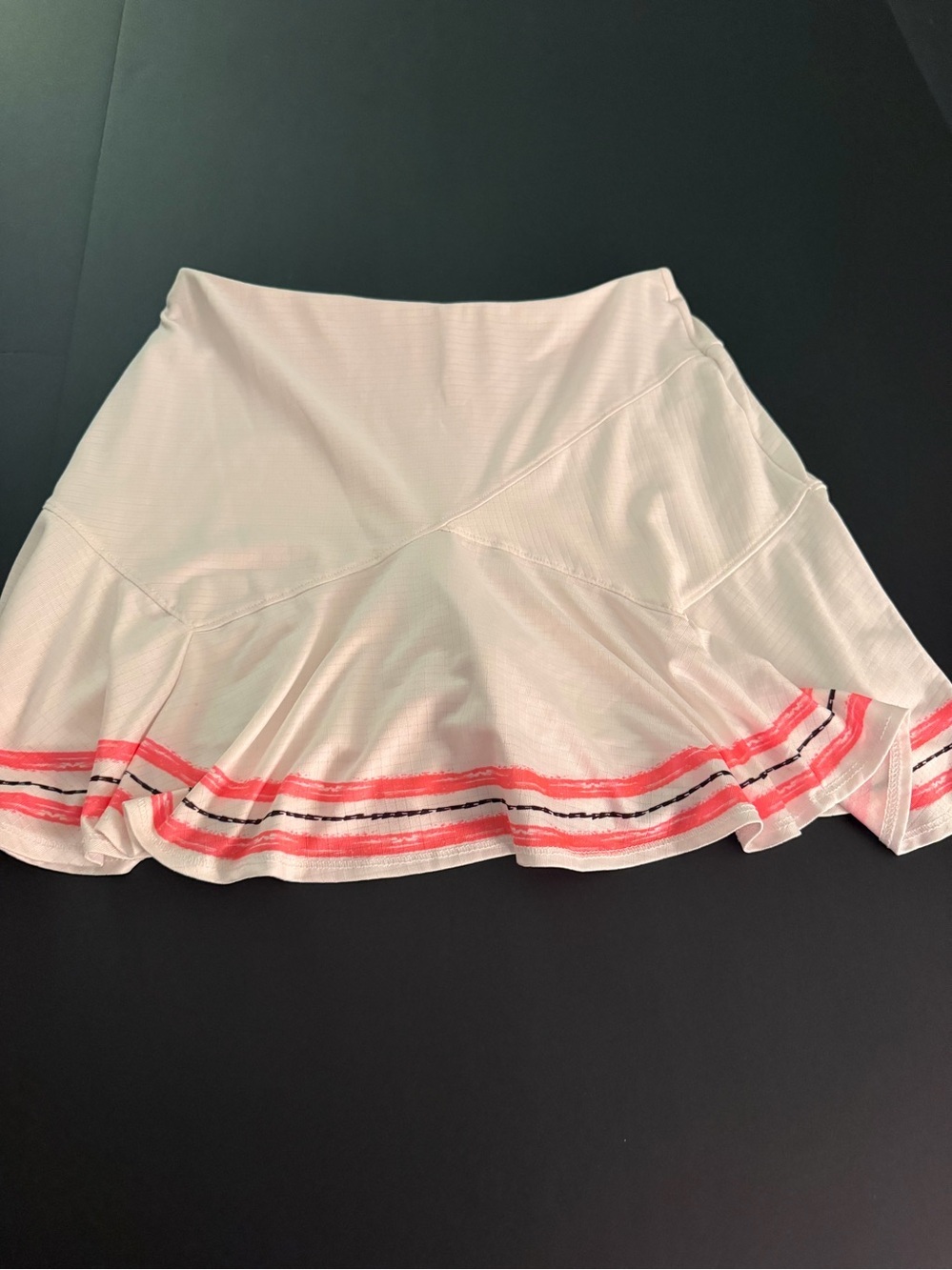 Lucky in Love white gold/pickleball skirt with attached shorts.  Women’s XS